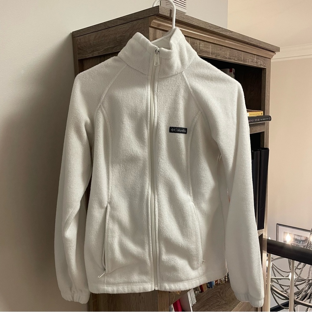 Columbia white Full-Zip Fleece Jacket